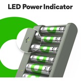 GP Batteries GPRCKCHE821389, Oplader grå