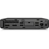 HP EliteDesk 800 G4 DM renoveret, Mini-PC Sort/Sølv
