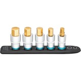 Hazet SmartRail 1/2" topnøglesæt med indvendig sekskant, 5 dele Sort