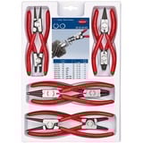 KNIPEX Sicherungsringzangen-Set 00 20 04 V01, tang sæt Rød/Sort