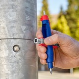 KNIPEX Stift-skabnøgle, Topnøgle Blå/Rød