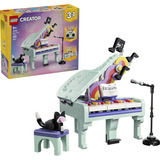 LEGO Creator 3-i-1 dekorationsklaver med kat, Bygge legetøj 
