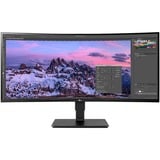 LG 35BN77CP, Gaming Skærm Sort