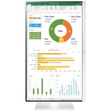 LG LED-skærm Hvid