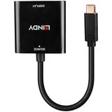 Lindy 43269 USB grafisk adapter 3840 x 2160 pixel Sort, Konverter Sort, USB Type-C, Udgang DisplayPort, 3840 x 2160 pixel