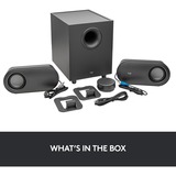 Logitech Z407 40 W Grafit 2.1 kanaler, PC-højttaler Sort, 2.1 kanaler, 40 W, Universel, Grafit, 80 W, Trådløs