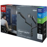 One for all Universal Schwerlast-Monitorarm DM 5210 Dual Heavy Duty, Skærmbeslag Sort