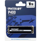 Patriot P400 M.2 1000 GB PCI Express 4.0 NVMe, Solid state-drev Sort/Hvid, 1000 GB, M.2