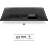 Philips 27E1N1800A, LED-skærm Sort