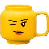 Room Copenhagen LEGO Keramikkop Winking Girl, stor, Cup Gul