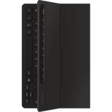 SAMSUNG EF-DX720 QWERTZ Tysk Pogo Pin Sort, Tablet Cover Sort, DE-layout, QWERTZ, Tysk, Touchpad, Samsung, Galaxy Tab S9, Galaxy Tab S9 FE, Sort