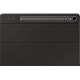 SAMSUNG EF-DX720 QWERTZ Tysk Pogo Pin Sort, Tablet Cover Sort, DE-layout, QWERTZ, Tysk, Touchpad, Samsung, Galaxy Tab S9, Galaxy Tab S9 FE, Sort