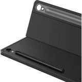 SAMSUNG EF-DX720 QWERTZ Tysk Pogo Pin Sort, Tablet Cover Sort, DE-layout, QWERTZ, Tysk, Touchpad, Samsung, Galaxy Tab S9, Galaxy Tab S9 FE, Sort