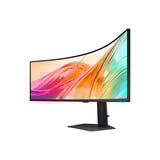 SAMSUNG S95UC computerskærm 124,5 cm (49") 5120 x 1440 pixel Dual QHD LCD Sort, LED-skærm Sort, 124,5 cm (49"), 5120 x 1440 pixel, Dual QHD, LCD, 5 ms, Sort