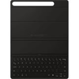 Samsung EF-DX720 QWERTZ Tysk Pogo Pin Sort, Tablet Cover Sort, DE-layout, QWERTZ, Tysk, Touchpad, Samsung, Galaxy Tab S9, Galaxy Tab S9 FE, Sort