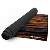 Sharkoon SKILLER SFM12 Wood Floor Mat, Protective mat Brown