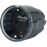 Shelly Plug PM Gen3, Stikdåse Sort
