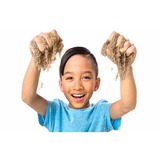 Spin Master KNS RFL 5kg Brown Sand Box GML, sand til leg Kinetic Sand KNS RFL 5kg Brown Sand Box GML, Kinetisk sand til børn, 3 År, Ikke giftig, Brun