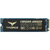 Team Group Cardea Zero Z440 M.2 2000 GB PCI Express 4.0 3D NAND NVMe, Solid state-drev Sort/Guld, 2000 GB, M.2, 5000 MB/s