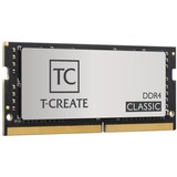 Team Group T-CREATE CLASSIC hukommelsesmodul 16 GB 1 x 16 GB DDR4 3200 Mhz Sølv, 16 GB, 1 x 16 GB, DDR4, 3200 Mhz, 260-pin SO-DIMM