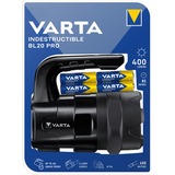 VARTA INDESTRUCTIBLE BL20 PRO Sort Hånd lommelygte LED, LED lys Sort, Hånd lommelygte, Sort, 4 m, IP54, LED, 6 W