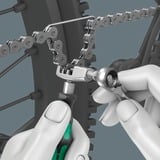 Wera 9532 Kædepresser Værkstedsæt, 20 dele, Værktøjssæt Sort/Grøn