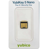 Yubico YubiKey 5 Nano, Sikkerhedsnøgle Sort