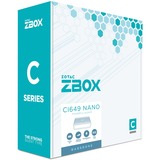 ZOTAC ZBOX-CI649NANO-BE, Barebone Sort/Hvid