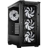 be quiet! Pure Base 501 LX Black Midi Tower Sort, Towerkabinet Sort, Midi Tower, PC, Sort, ATX, micro ATX, Mini-ATX, Acrylonitrilbutadienstyren, Glas, Stål, Flere