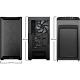 be quiet! Pure Base 501 LX Black Midi Tower Sort, Towerkabinet Sort, Midi Tower, PC, Sort, ATX, micro ATX, Mini-ATX, Acrylonitrilbutadienstyren, Glas, Stål, Flere
