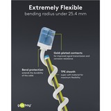 goobay Ultrafleksibelt Cat.6a patchkabel slim, U/UTP Hvid