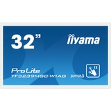 iiyama ProLite TF3239MSC-W1AG computerskærm 80 cm (31.5") 1920 x 1080 pixel Fuld HD LED Berøringsskærm Multibruger Hvid, Offentlig visning Hvid, 80 cm (31.5"), 1920 x 1080 pixel, Fuld HD, LED, 8 ms, Hvid