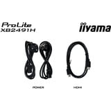 iiyama ProLite XB2491H-B1, LED-skærm Sort (mat)