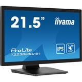 iiyama T2238MSC-B1, LED-skærm Sort (mat)