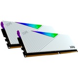 ADATA LANCER RGB hukommelsesmodul 32 GB 2 x 16 GB DDR5 5200 Mhz Fejlkorrigerende kode Hvid, 32 GB, 2 x 16 GB, DDR5, 5200 Mhz