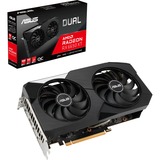 ASUS Dual -RX6650XT-O8G AMD Radeon RX 6650 XT 8 GB GDDR6, Grafikkort Radeon RX 6650 XT, 8 GB, GDDR6, 128 Bit, 7680 x 4320 pixel, PCI Express 4.0