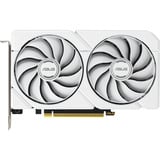 ASUS Dual -RX9060XT-16G-WHITE AMD Radeon RX 9060 XT 16 GB GDDR6, Grafikkort Hvid, Radeon RX 9060 XT, 16 GB, GDDR6, PCI Express 5.0, 2 blæser(e)