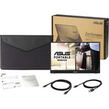 ASUS MB16ACV 39,6 cm (15.6") 1920 x 1080 pixel Fuld HD LED Sort, LED-skærm Sort, 39,6 cm (15.6"), 1920 x 1080 pixel, Fuld HD, LED, Sort