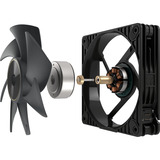 ASUS ProArt PF120, Sag fan Sort