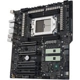 ASUS Pro WS TRX50-SAGE WIFI AMD TRX50 Socket sTR5 SSI CEB, Bundkort Sort/grå, AMD, Socket sTR5, AMD Ryzen Threadripper 1000 Series, DDR5-SDRAM, 1 TB, DIMM