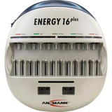 Ansmann Energy 16+ Batteriopladere 9v, AA, AAA, C, D