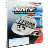 Ansmann Energy 16+ Batteriopladere 9v, AA, AAA, C, D