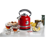 Ariete 2854/00 elkedel 1,7 L 2000 W Rød Rød, 1,7 L, 2000 W, Rød, Rustfrit stål, Vandmåler, Overophedningsbeskyttelse