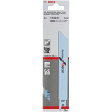 Bosch 2 608 656 038 stiksav, rullesav & sabelsavklinge Saber savklinge Bimetal 2 stk Saber savklinge, Metal uden jern, Stål, Bimetal, Blå, 1,4 mm, 15 cm