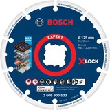 Bosch 2 608 900 533 tilbehør vinkelsliber Skæreskive Skæreskive, Rustfrit stål, Stål, 12,5 cm, Bosch, Fladcenter, 2,22 cm