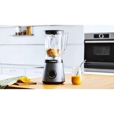 Bosch Serie 4 MMB6141S blender 1,5 L Bordplade blender 1200 W Sølv, Stander rørmaskine Sølv, Bordplade blender, 1,5 L, Impulsfunktion, Knusning af is, 1 m, 1200 W