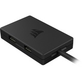 Corsair CC-9310002-WW, USB hub Sort