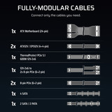 Corsair CP-9020339-EU, PC strømforsyning Hvid