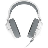 Corsair HS55 SURROUND, Gaming headset Hvid/grå