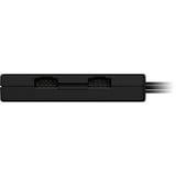 Corsair USB 2.0 intern hub, USB 9Pin header stik > 4x 9Pin header, USB hub Sort
